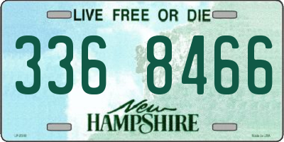 NH license plate 3368466