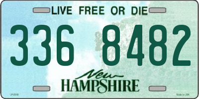 NH license plate 3368482