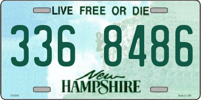 NH license plate 3368486