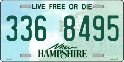 NH license plate 3368495