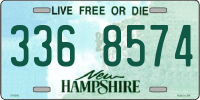 NH license plate 3368574