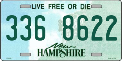 NH license plate 3368622
