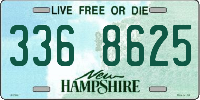 NH license plate 3368625