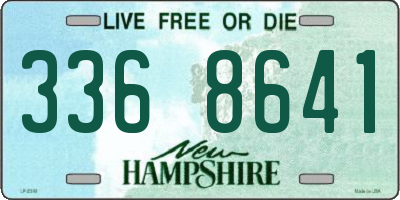 NH license plate 3368641