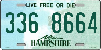 NH license plate 3368664