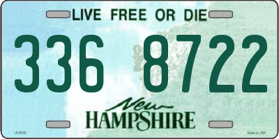 NH license plate 3368722
