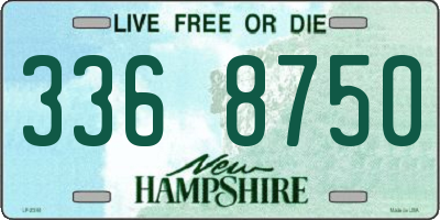 NH license plate 3368750
