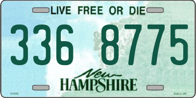 NH license plate 3368775