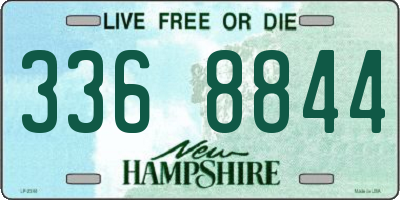 NH license plate 3368844