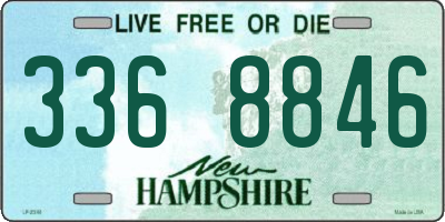 NH license plate 3368846