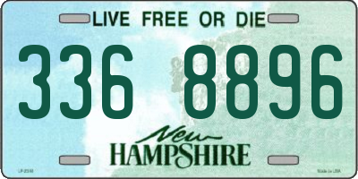 NH license plate 3368896