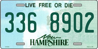 NH license plate 3368902
