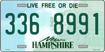 NH license plate 3368991