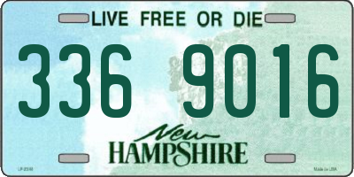 NH license plate 3369016