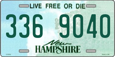 NH license plate 3369040