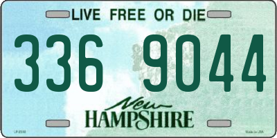 NH license plate 3369044