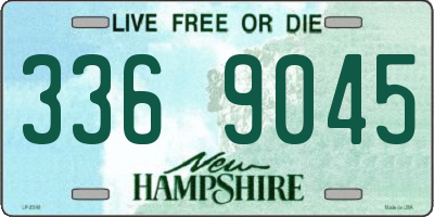 NH license plate 3369045