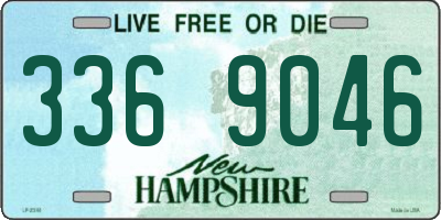 NH license plate 3369046