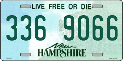 NH license plate 3369066