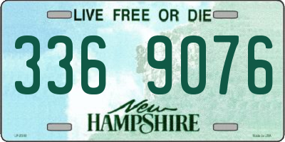 NH license plate 3369076