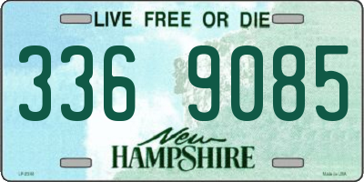 NH license plate 3369085