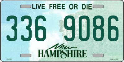 NH license plate 3369086