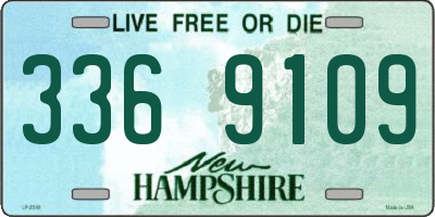 NH license plate 3369109