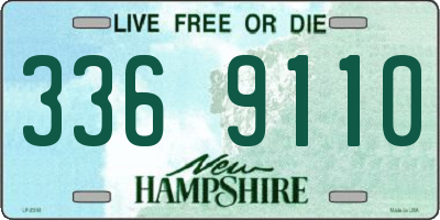 NH license plate 3369110