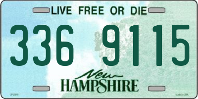 NH license plate 3369115
