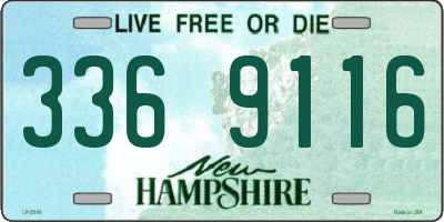 NH license plate 3369116
