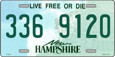 NH license plate 3369120
