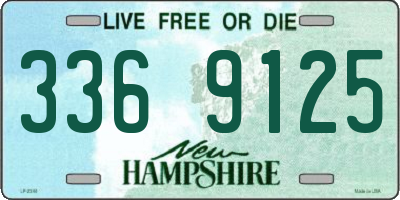 NH license plate 3369125