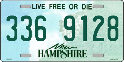 NH license plate 3369128