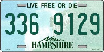 NH license plate 3369129