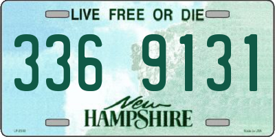 NH license plate 3369131