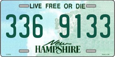NH license plate 3369133