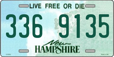 NH license plate 3369135