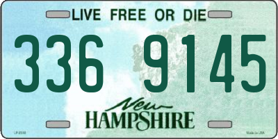 NH license plate 3369145