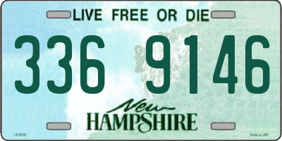 NH license plate 3369146