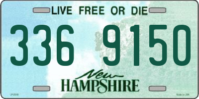 NH license plate 3369150