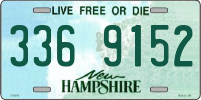 NH license plate 3369152