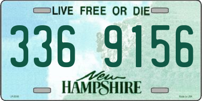 NH license plate 3369156
