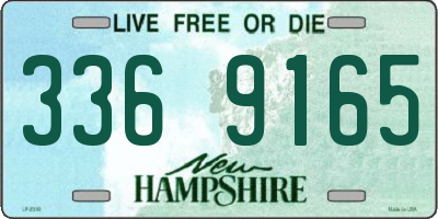 NH license plate 3369165