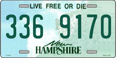 NH license plate 3369170