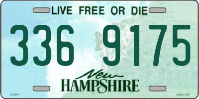 NH license plate 3369175