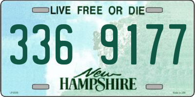 NH license plate 3369177