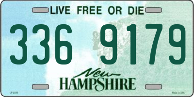 NH license plate 3369179
