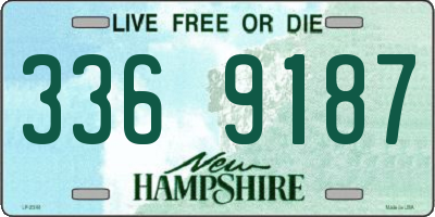 NH license plate 3369187