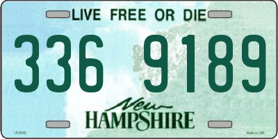 NH license plate 3369189
