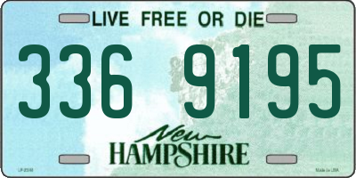 NH license plate 3369195